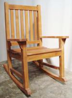 Rocking chair oiled 